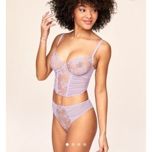 Adoreme NWT purple unlined set